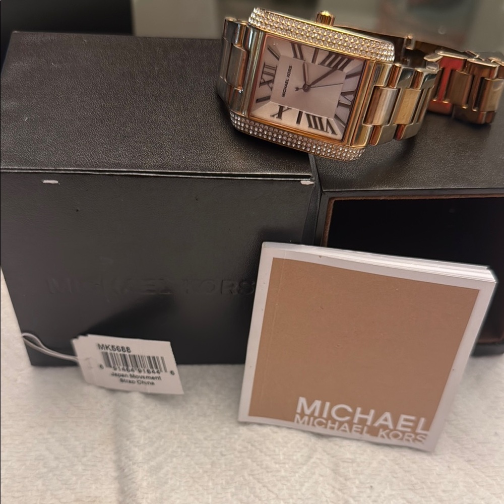 Michael Kors Two-Tone Gold and Silver Watch